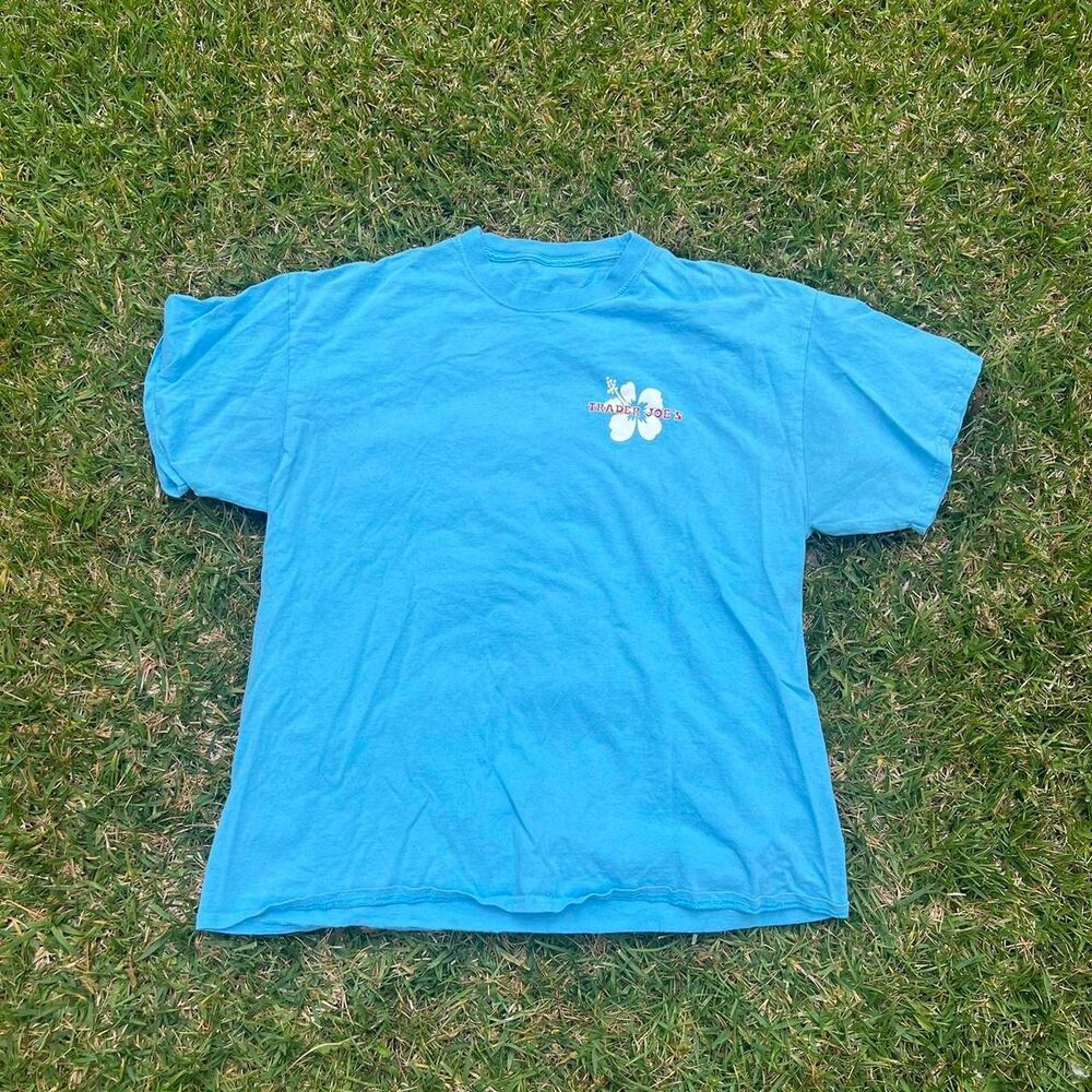 Trader Joe’s worker issued blue shirt mens size L